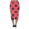 Bug Cubism Flat Insect pattern Velvet Midi Pencil Skirt View2