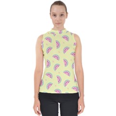 Watermelon Wallpapers  Creative Illustration And Pattern Mock Neck Shell Top by BangZart