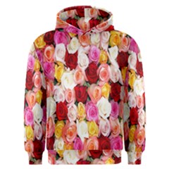 Roses Color Beautiful Flowers Men s Overhead Hoodie by BangZart