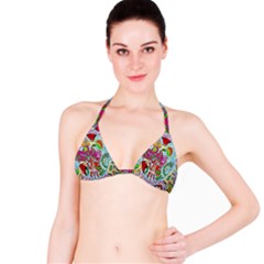 Supersonic Volcanic Splash Bikini Top by chellerayartisans