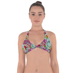 Supersonic Volcanic Splash Halter Neck Bikini Top by chellerayartisans