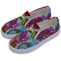 Supersonic volcanic splash Kids  Canvas Slip Ons View2