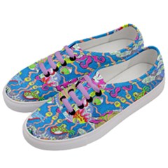 Supersonic Volcanic Fish Sonar Submarine Women s Classic Low Top Sneakers by chellerayartisans