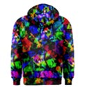 Multicolored Abstract Print Men s Zipper Hoodie View2