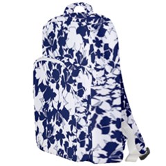 Flowers Garden Textiles Fabric Double Compartment Backpack by Pakrebo