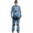 Surfboard With Dolphin Men s Satin Pajamas Long Pants Set View2