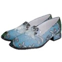 Surfboard With Dolphin Women s Classic Loafer Heels View2