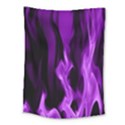 Smoke Flame Abstract Purple Medium Tapestry View1