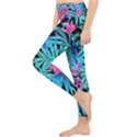 Leaves  Lightweight Velour Classic Yoga Leggings View3