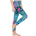 Leaves  Lightweight Velour Classic Yoga Leggings View4