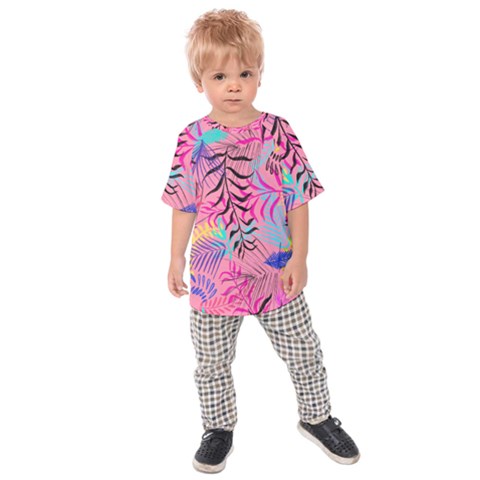 Leaves Kids  Raglan Tee by Sobalvarro