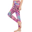 Leaves Lightweight Velour Classic Yoga Leggings View3