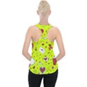 Valentin s Day Love Hearts Pattern Red Pink Green Piece Up Tank Top View2