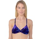 Deep Space Stars Blue Purple Reversible Tri Bikini Top View3