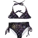 Fractal Spheres Glitter Design Kids  Classic Bikini Set View1