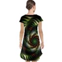 Fractal Christmas Colors Christmas Cap Sleeve Nightdress View2