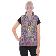 Oriental Women s Button Up Vest by Sobalvarro