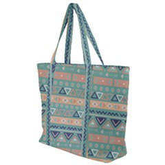 Tribal Zip Up Canvas Bag by Sobalvarro