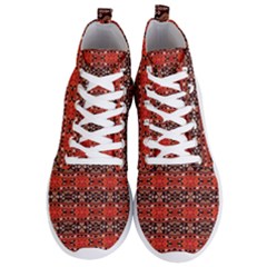 Rp-2-2 Colorful Men s Lightweight High Top Sneakers by ArtworkByPatrick