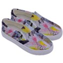 Graffiti Graphic Kids  Canvas Slip Ons View3