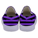 Purple Stripes Kids  Canvas Slip Ons View4