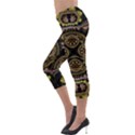 Fractal Fractal Art Texture Lightweight Velour Capri Leggings  View3