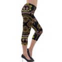 Fractal Fractal Art Texture Lightweight Velour Capri Leggings  View4