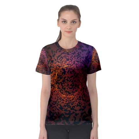 Software Development Virtual Women s Sport Mesh Tee by Pakrebo