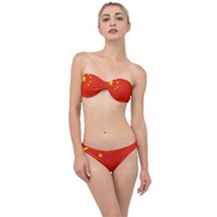 China Flag Classic Bandeau Bikini Set by FlagGallery