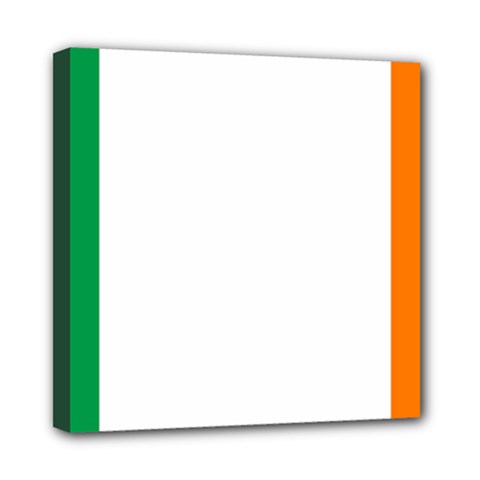 Ireland Flag Irish Flag Mini Canvas 8  X 8  (stretched) by FlagGallery