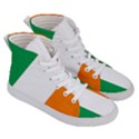 Flag of Ireland Irish Flag Women s Hi-Top Skate Sneakers View3