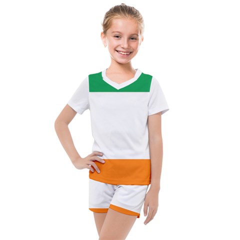 Flag Of Ireland Irish Flag Kids  Mesh Tee And Shorts Set by FlagGallery