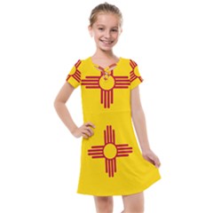 New Mexico Flag Kids  Cross Web Dress by FlagGallery