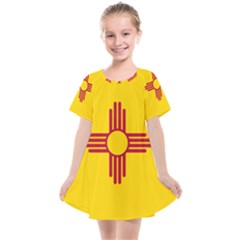 New Mexico Flag Kids  Smock Dress by FlagGallery