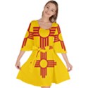 New Mexico Flag Velour Kimono Dress View1