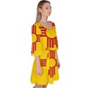 New Mexico Flag Velour Kimono Dress View3