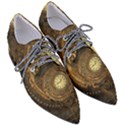 Noble Steampunk Clockwork Pointed Oxford Shoes View3