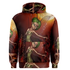 Little Fairy Dancing In The Night Men s Pullover Hoodie by FantasyWorld7