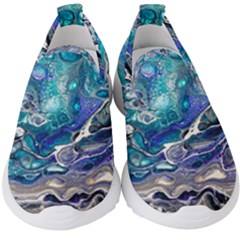 Paint Acrylic Paint Art Colorful Kids  Slip On Sneakers by Pakrebo
