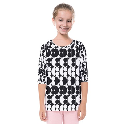 Seamless Pattern Wallpaper Kids  Quarter Sleeve Raglan Tee by Pakrebo