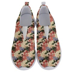 Flower Floral Decoration Pattern No Lace Lightweight Shoes by Pakrebo