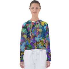 Flowers Abstract Branches Women s Slouchy Sweat by Pakrebo