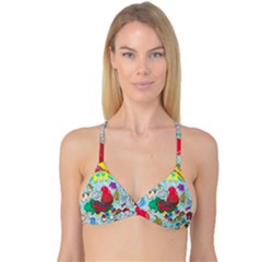 Supersonic Key West Gypsy Blast Reversible Tri Bikini Top by chellerayartisans