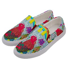 Supersonic Key West Gypsy Blast Men s Canvas Slip Ons by chellerayartisans