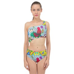 Supersonic Key West Gypsy Blast Spliced Up Two Piece Swimsuit by chellerayartisans