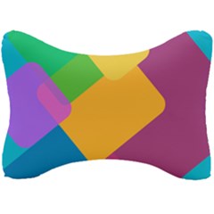 Geometry Nothing Color Seat Head Rest Cushion by Mariart