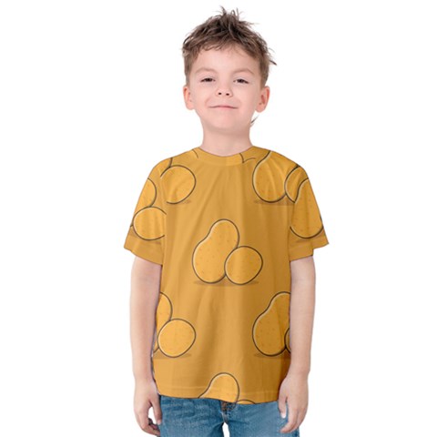 Fresh Potato Root Kids  Cotton Tee by HermanTelo