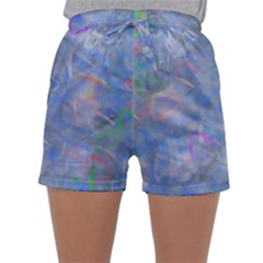 Abstract Triangles Geometric Sleepwear Shorts by Bajindul
