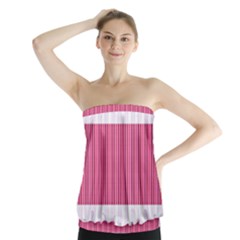 Fabric Geometric Texture Strapless Top by Bajindul