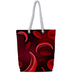 Cells All Over  Full Print Rope Handle Tote (small) by shawnstestimony